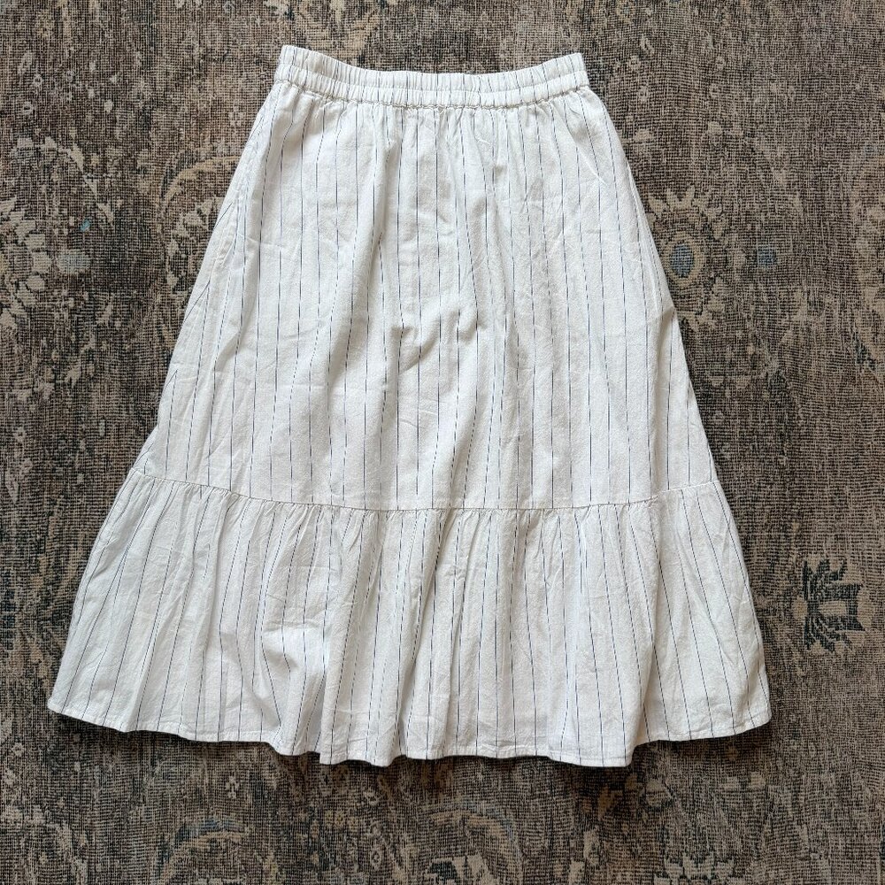DownEast Tiered Midi Skirt • size medium